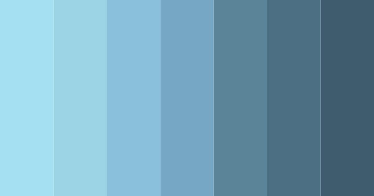 Download ocean breeze serenade color palette PNG image (landscape)