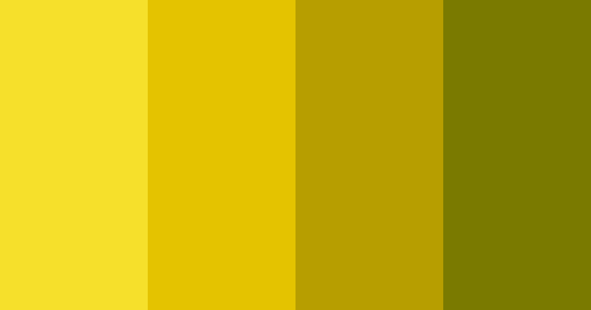 Download dark yellow color palette PNG image (landscape)