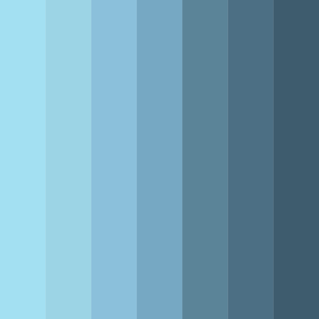 Download ocean breeze serenade color palette PNG image (square)