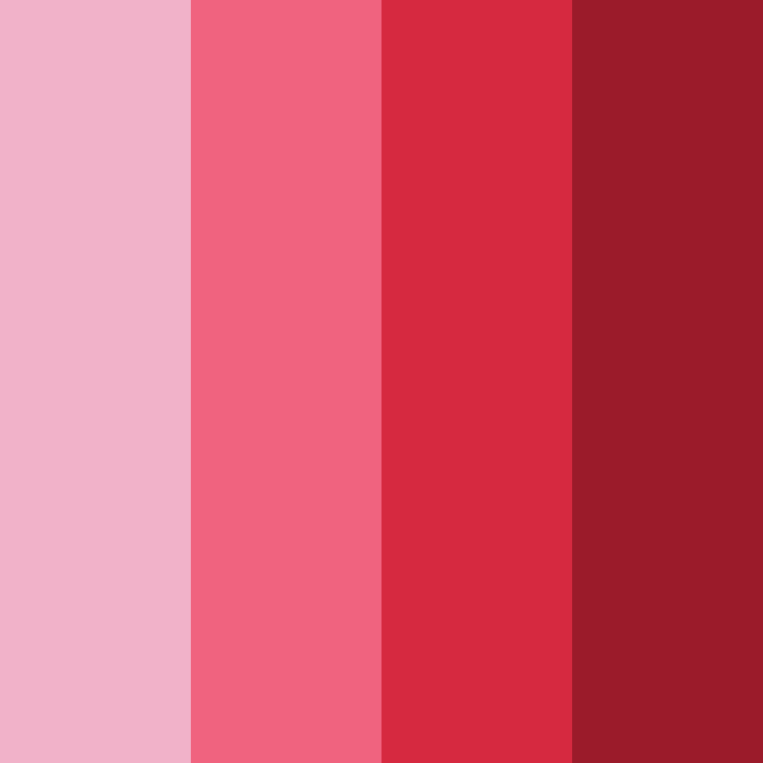 Download blushing crimson dream color palette PNG image (square)