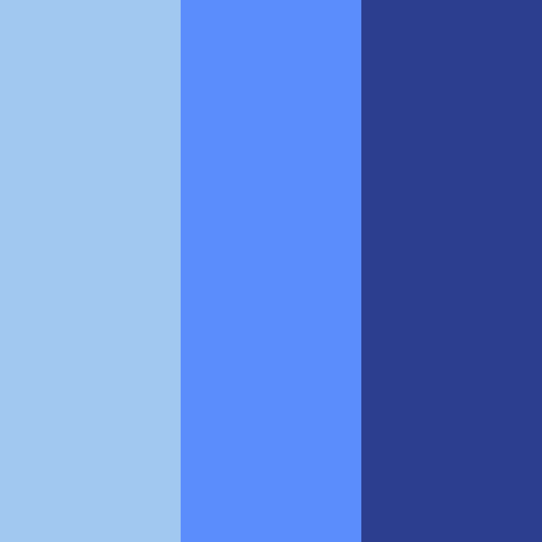 Download majestic azure color palette PNG image (square)