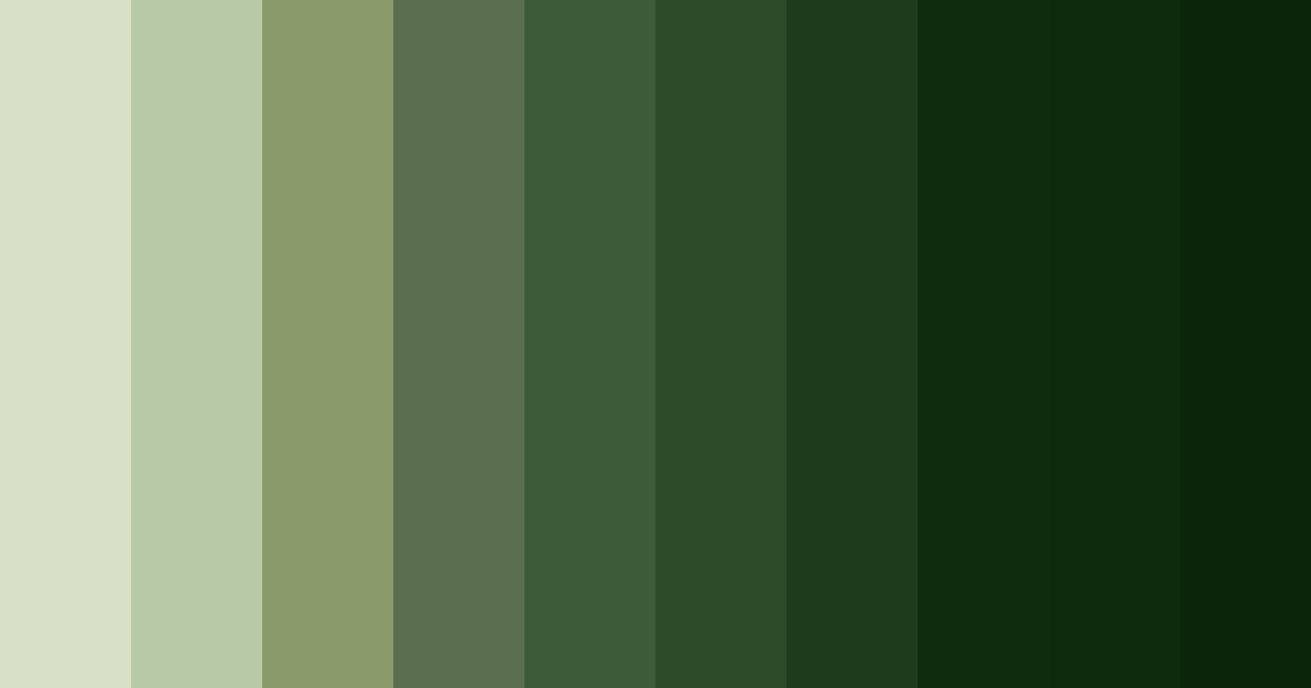 Download whispering grove color palette PNG image (landscape)
