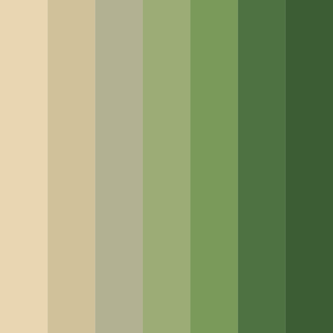 Download earthy elegance color palette PNG image (square)