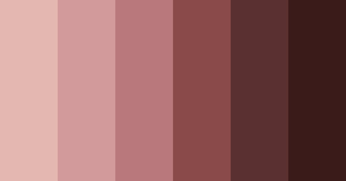 Download muted maroon color palette PNG image (landscape)