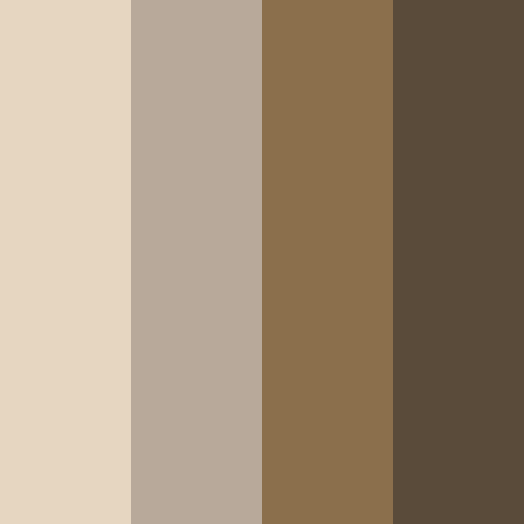 Download muddy elegance color palette PNG image (square)