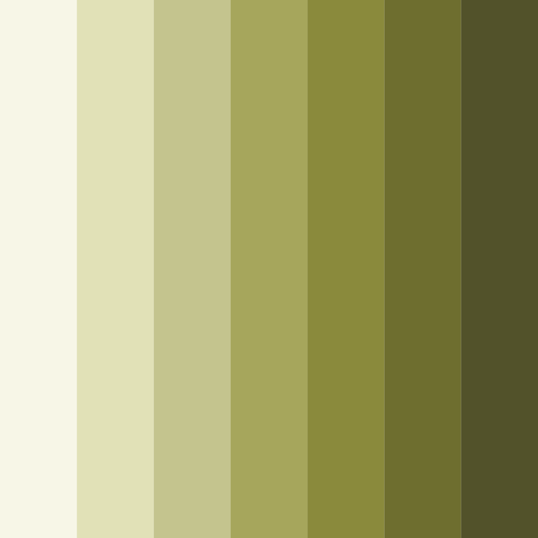 Download mossy meadow dream color palette PNG image (square)