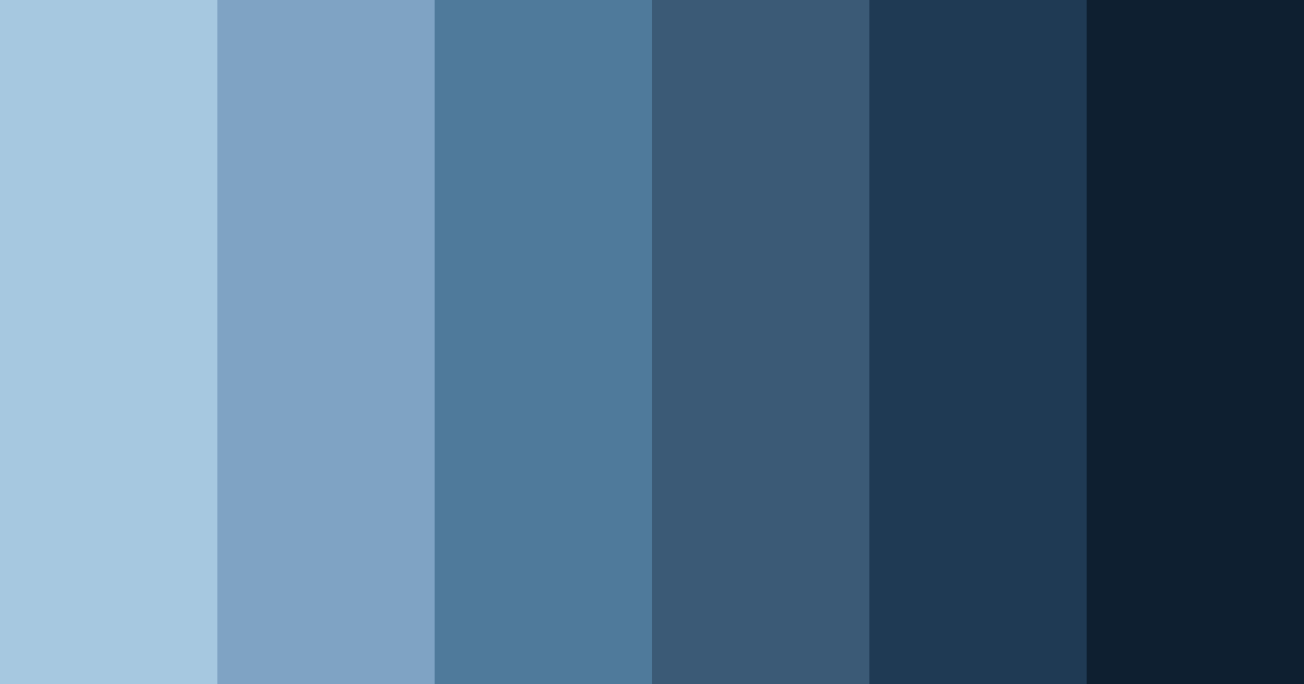 Download deep ocean serenade color palette PNG image (landscape)