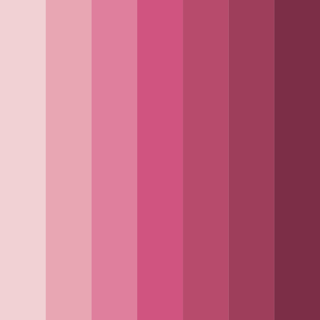 Download victorian blooms color palette PNG image (square)