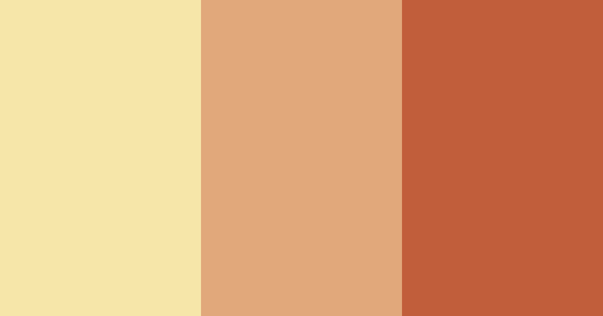 Download warm dreams color palette PNG image (landscape)