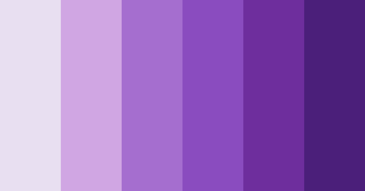 Download enchanted amethyst color palette PNG image (landscape)