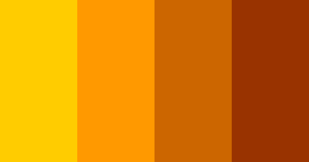 Download orange fire bush color palette PNG image (landscape)