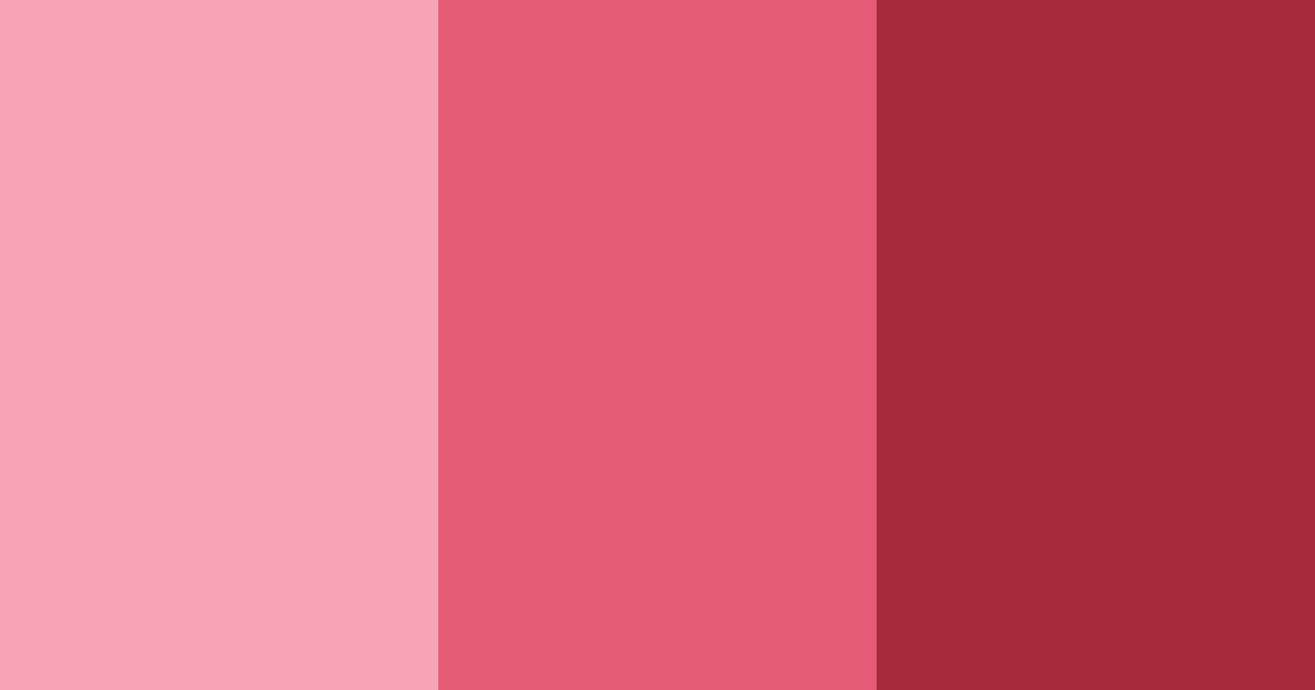 Download blushing crimson sunset color palette PNG image (landscape)