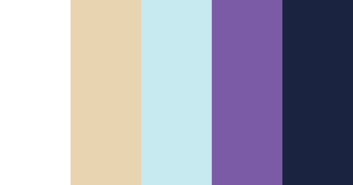 Download serene twilight color palette PNG image (landscape)