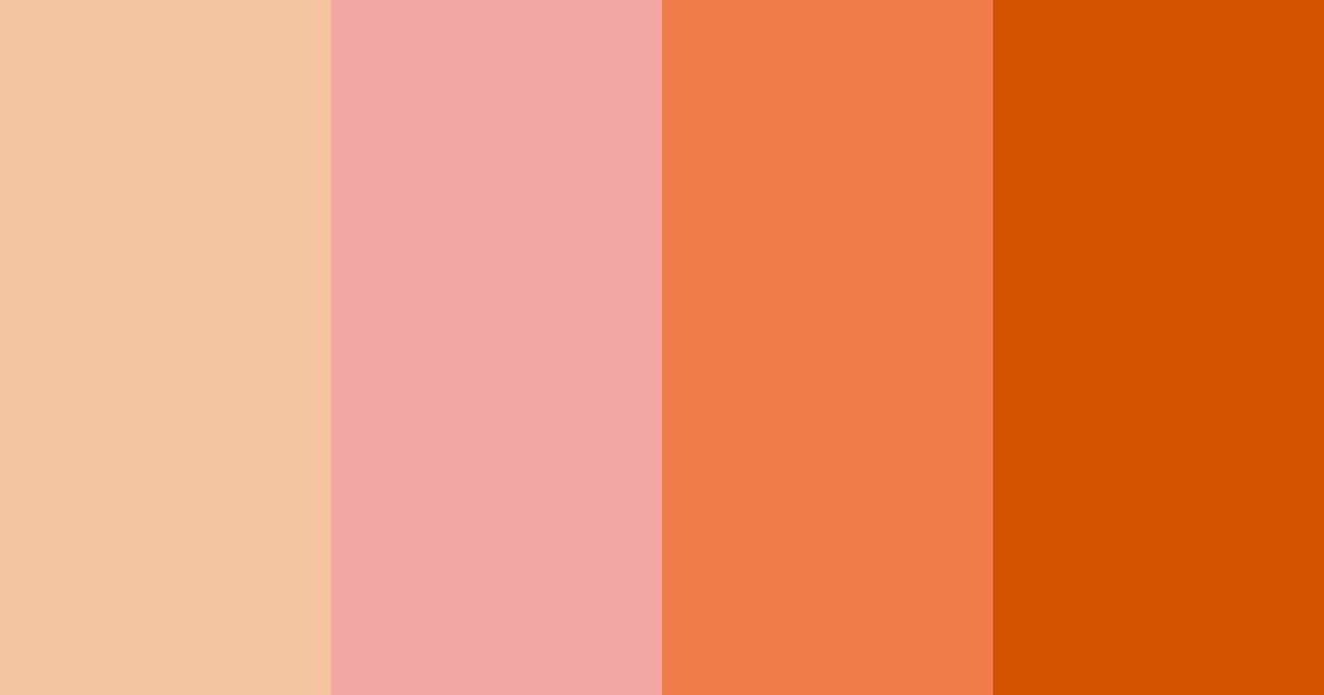 Download autumn blush color palette PNG image (landscape)