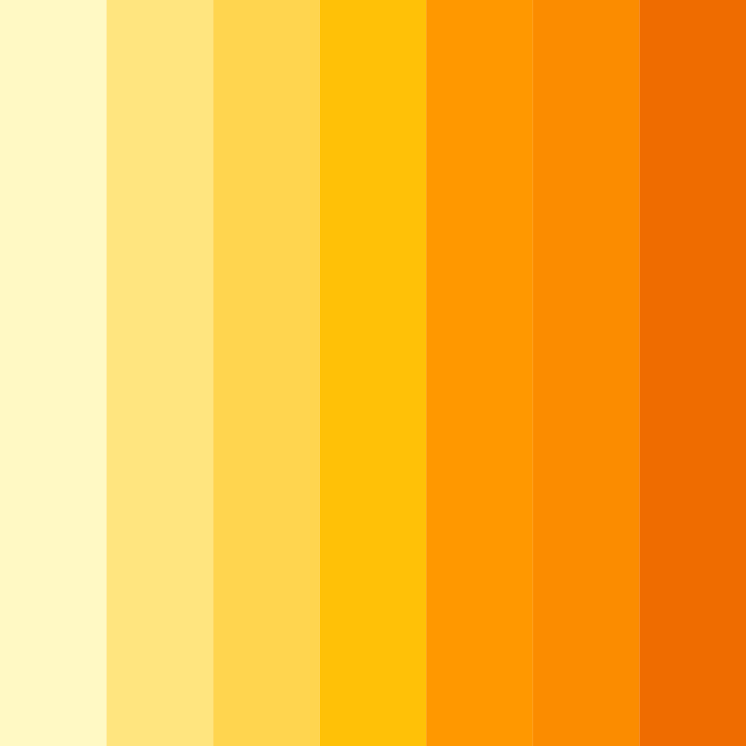 Download sunlit citrus burst color palette PNG image (square)
