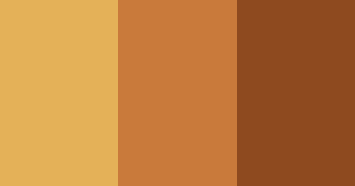 Download golden pine harmony color palette PNG image (landscape)