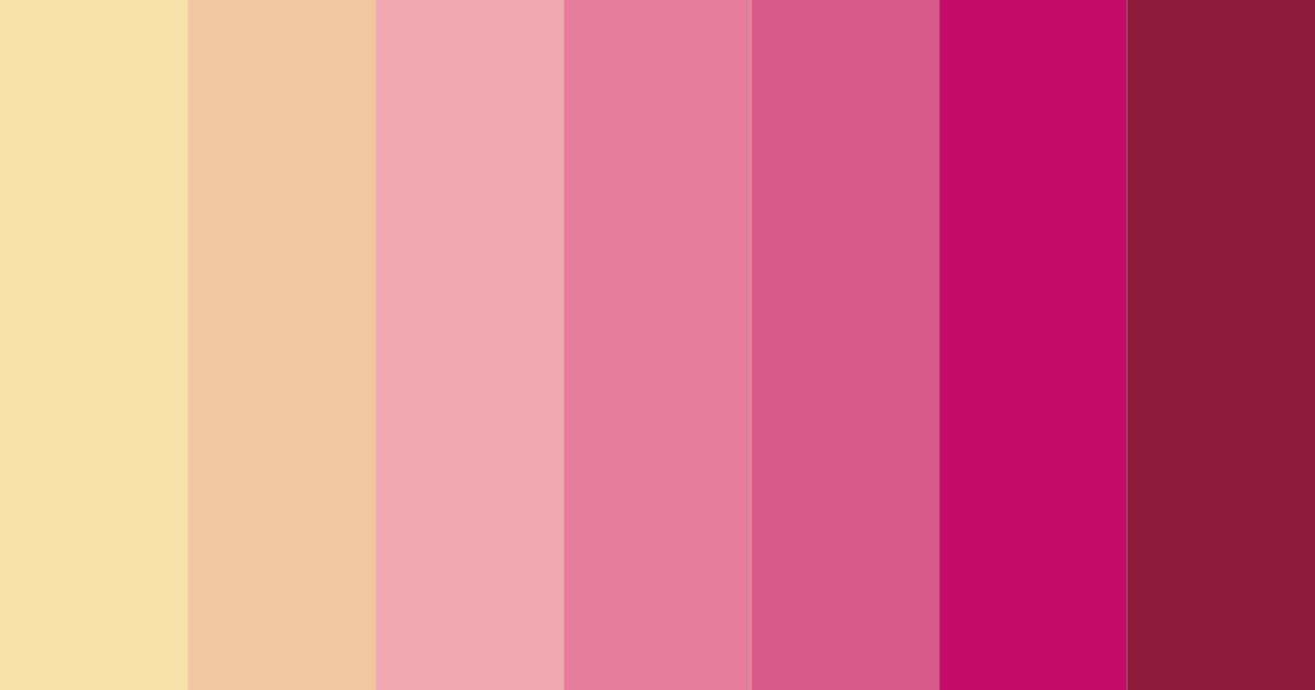 Download opulent blossoms color palette PNG image (landscape)