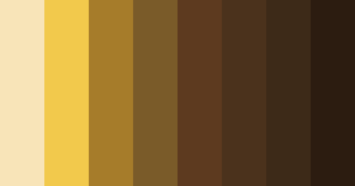 Download golden canopy color palette PNG image (landscape)
