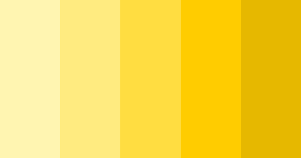 Download sunny citrus burst color palette PNG image (landscape)