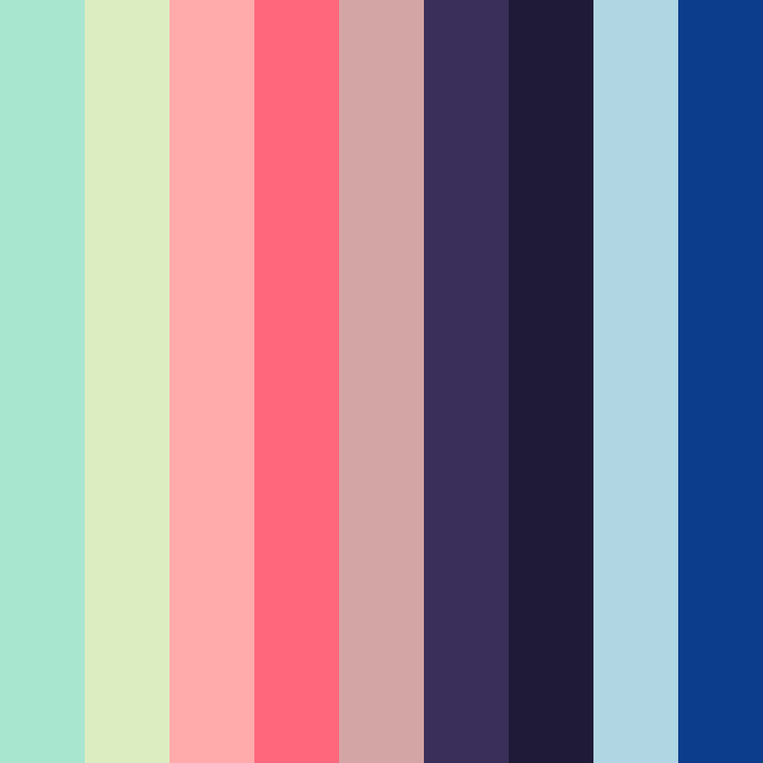 Download dark green color palette PNG image (square)