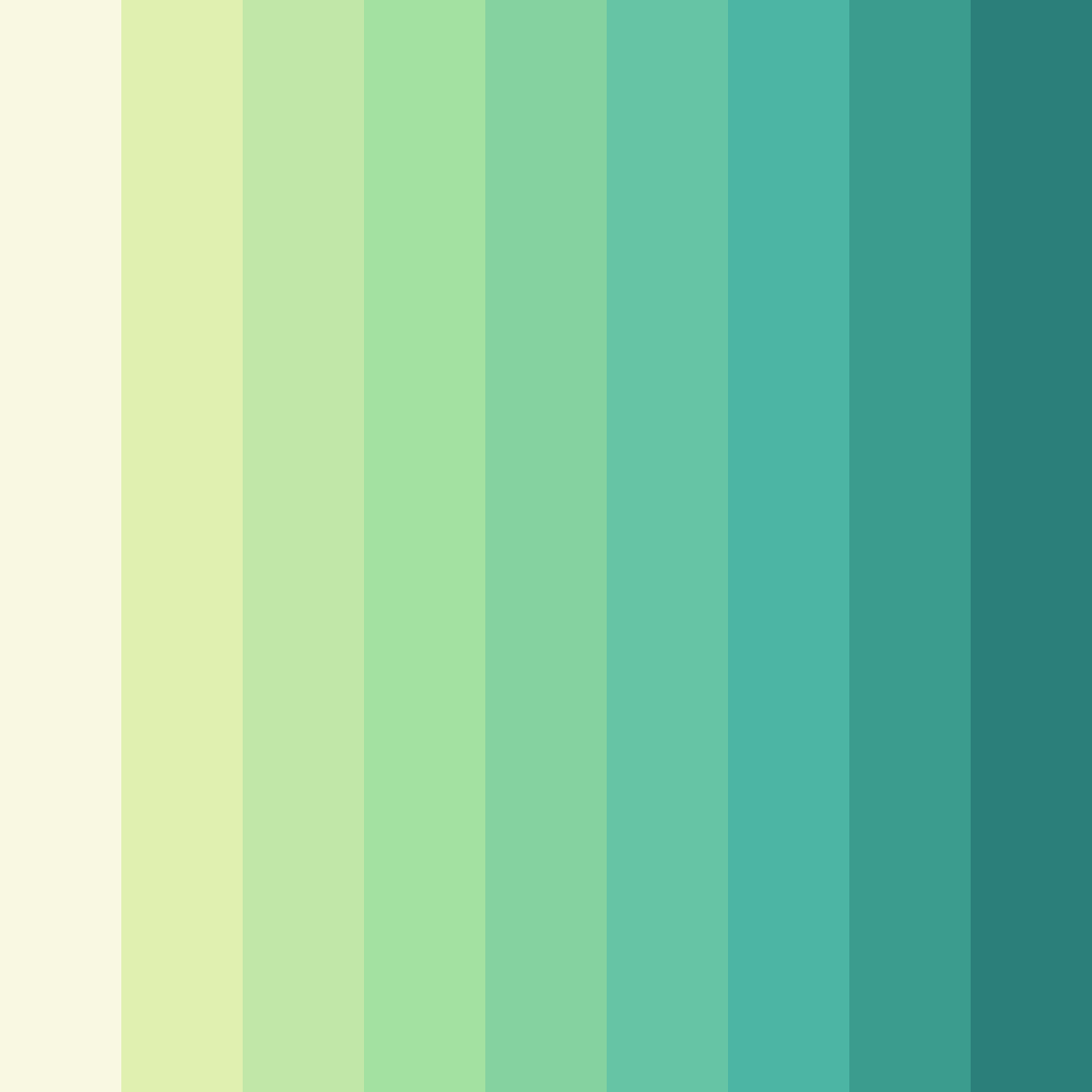 Download verdant dreamscape color palette PNG image (square)