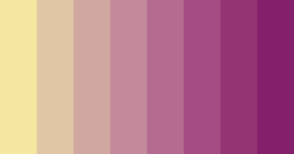 Download desert blossom color palette PNG image (landscape)