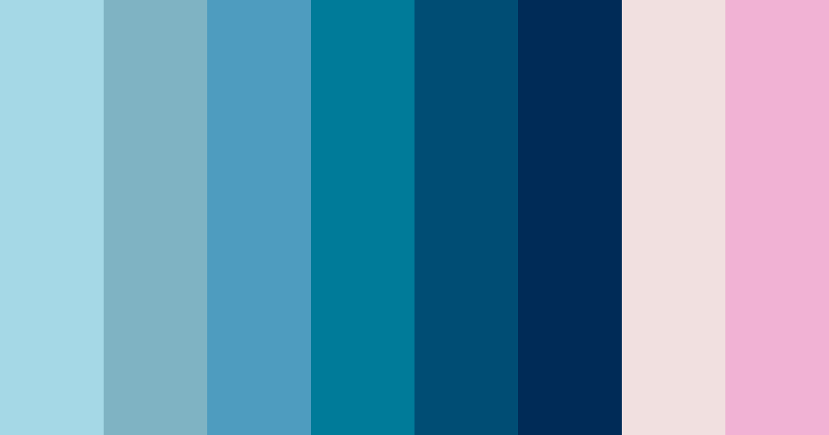 Download celestial seafoam dream color palette PNG image (landscape)