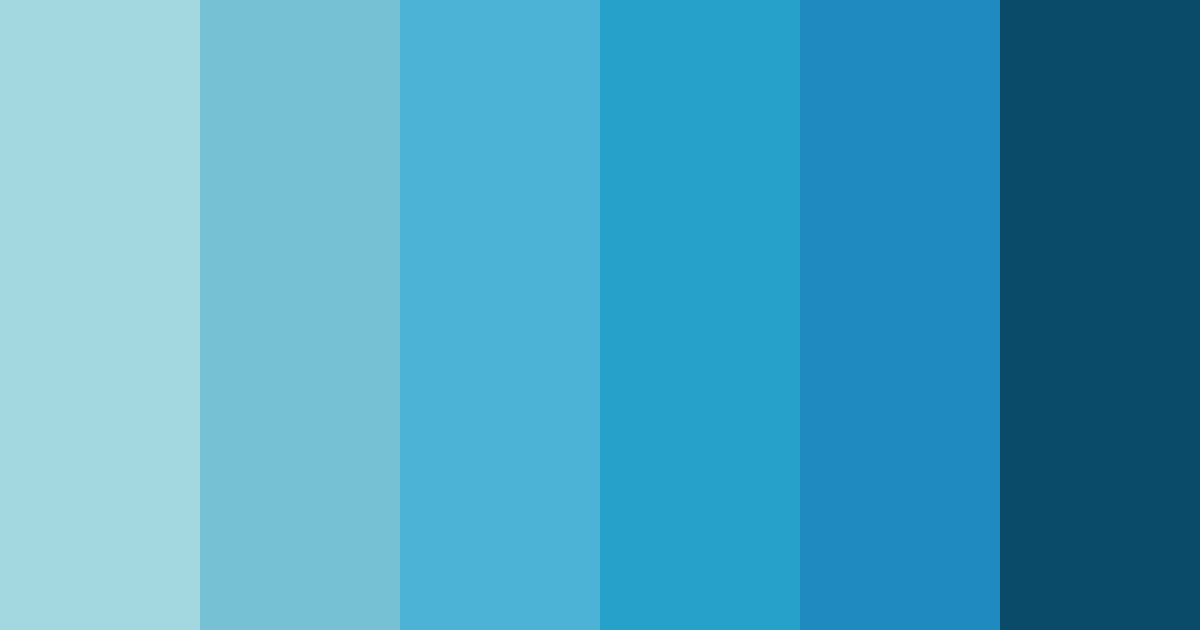 Download luminous tides color palette PNG image (landscape)
