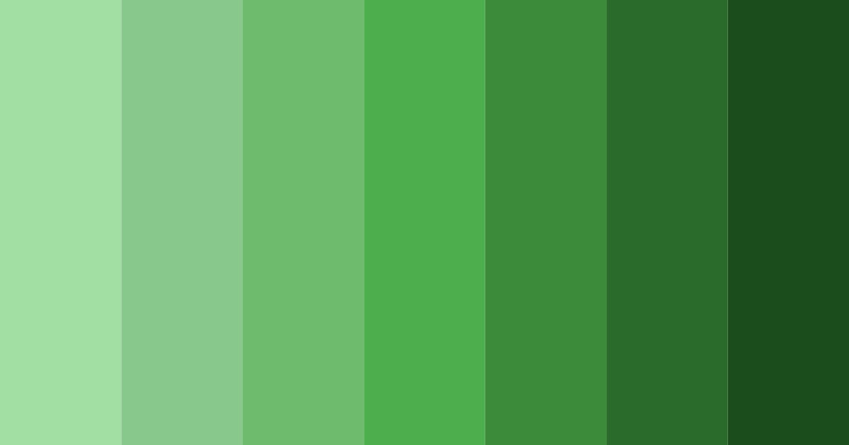 Download emerald grove color palette PNG image (landscape)