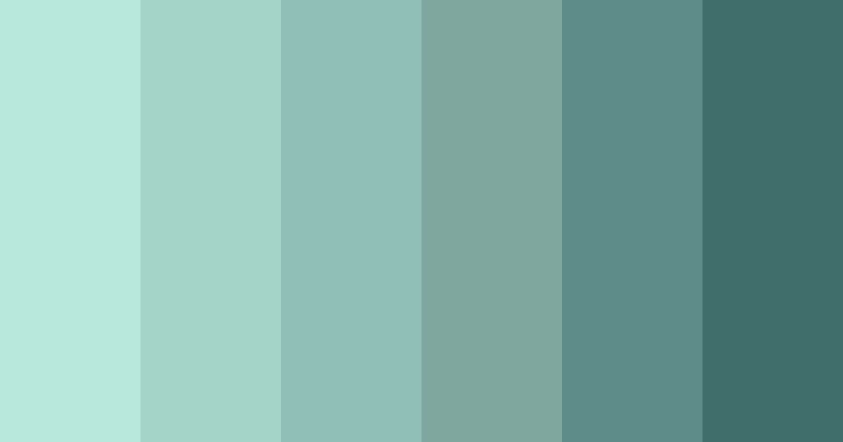 Download serene seafoam dream color palette PNG image (landscape)