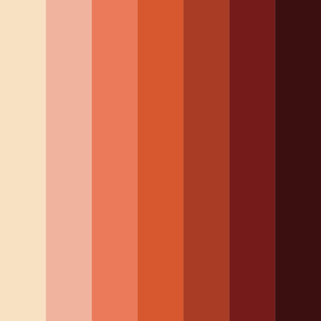 Download autumn ember delight color palette PNG image (square)