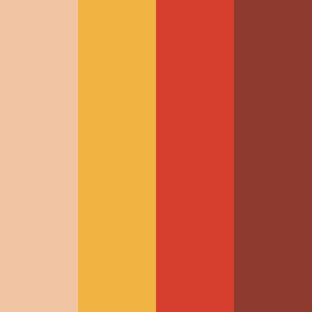 Autumn Ember Glow Color Palette - ColorDrop