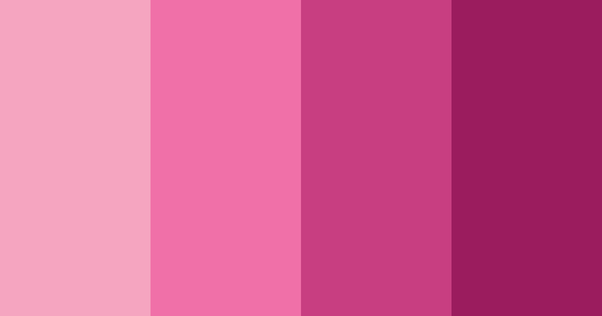 Download flirty fuchsia fantasy color palette PNG image (landscape)