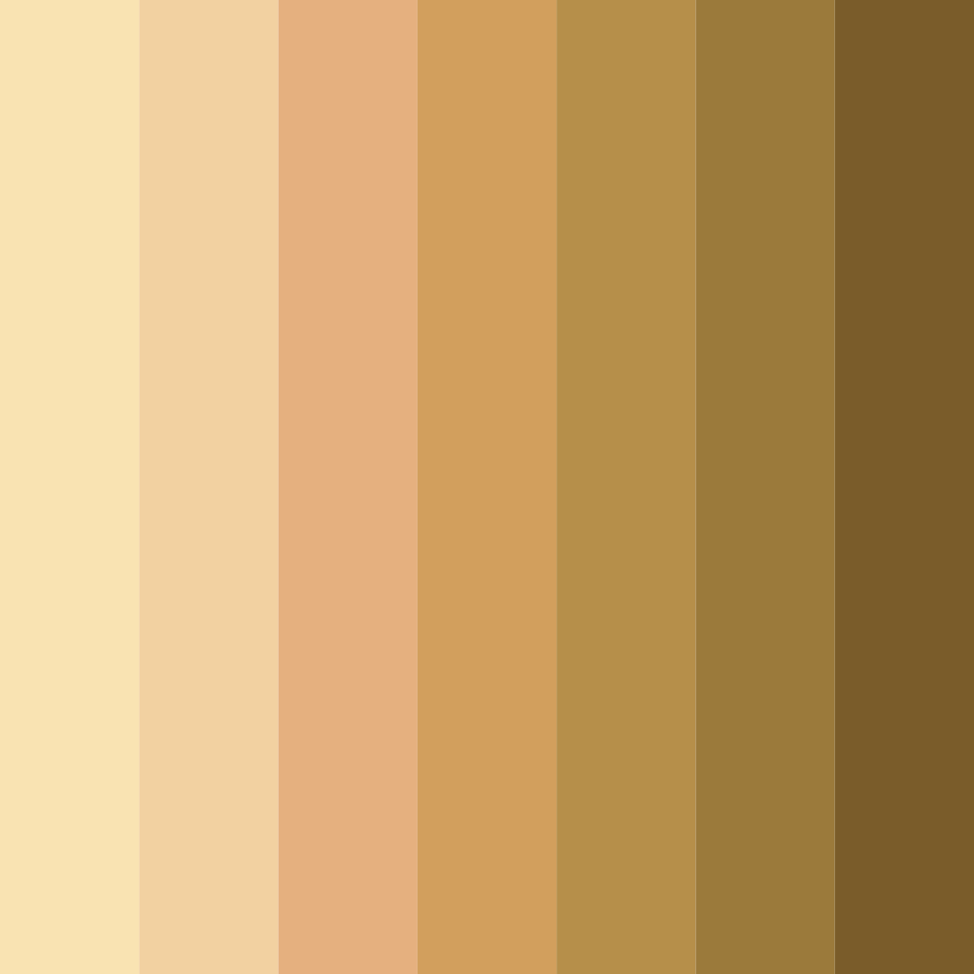 Download brown mediterranean color palette PNG image (square)