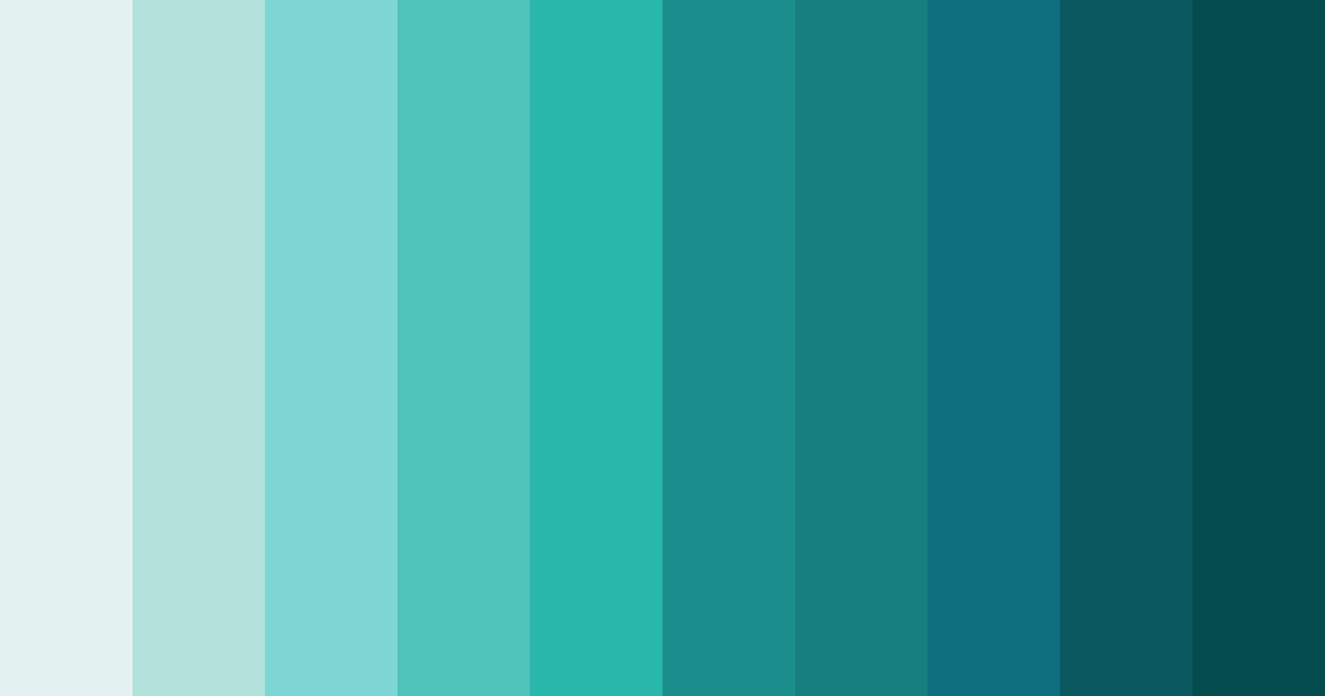 Download mediterranean breeze color palette PNG image (landscape)