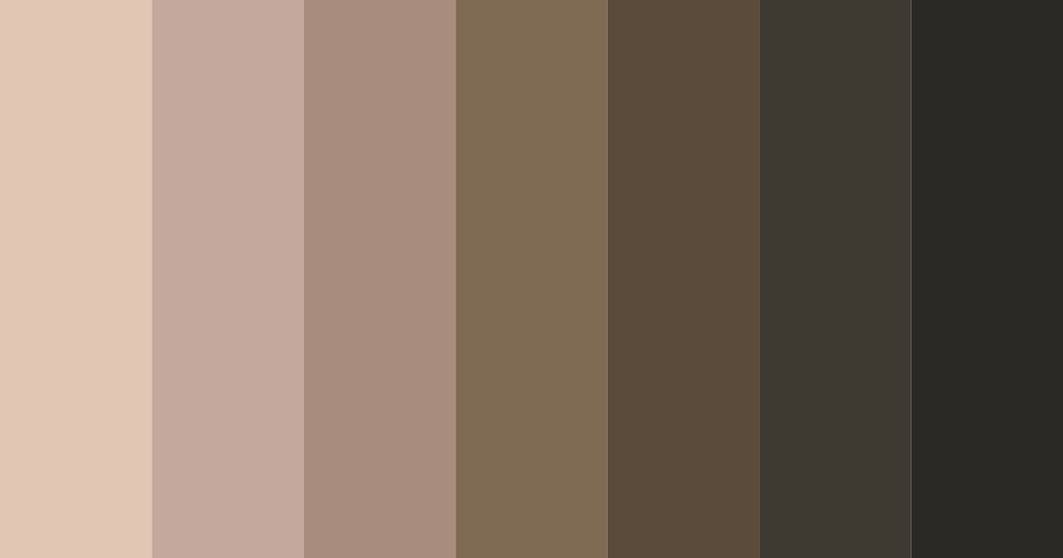 Download brewed elegance color palette PNG image (landscape)