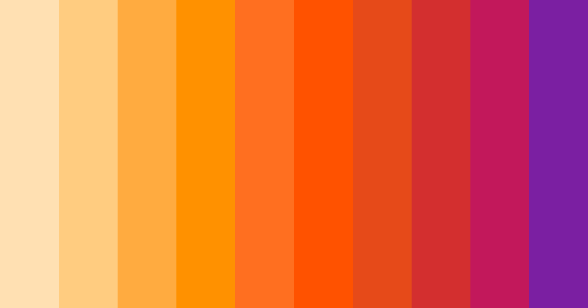 Download citrus burst color palette PNG image (landscape)