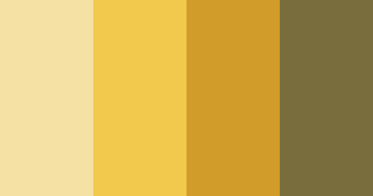 Download golden easter color palette PNG image (landscape)