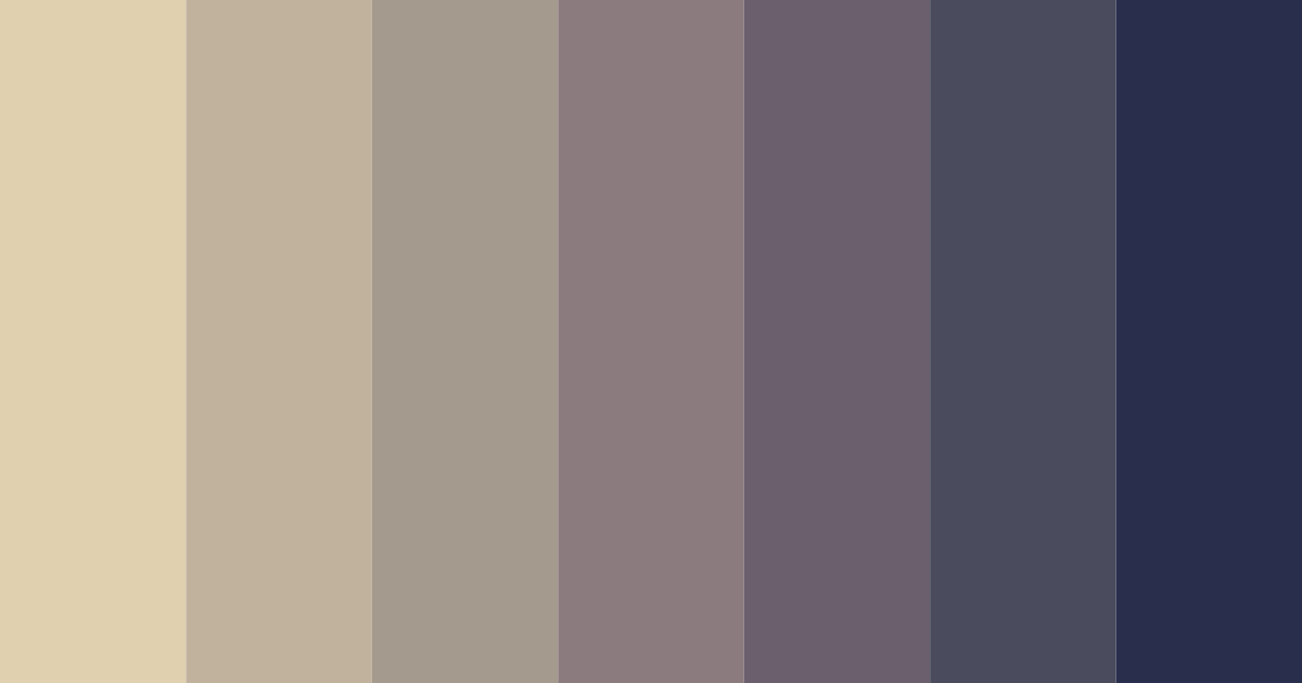 Download dusky serenity color palette PNG image (landscape)