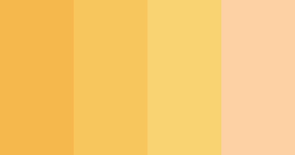 Download golden sunrise serenade color palette PNG image (landscape)