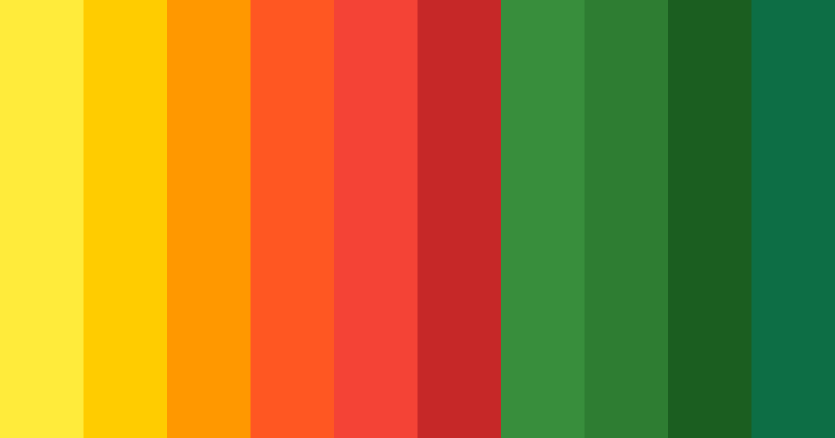 Download autumn sunset color palette PNG image (landscape)