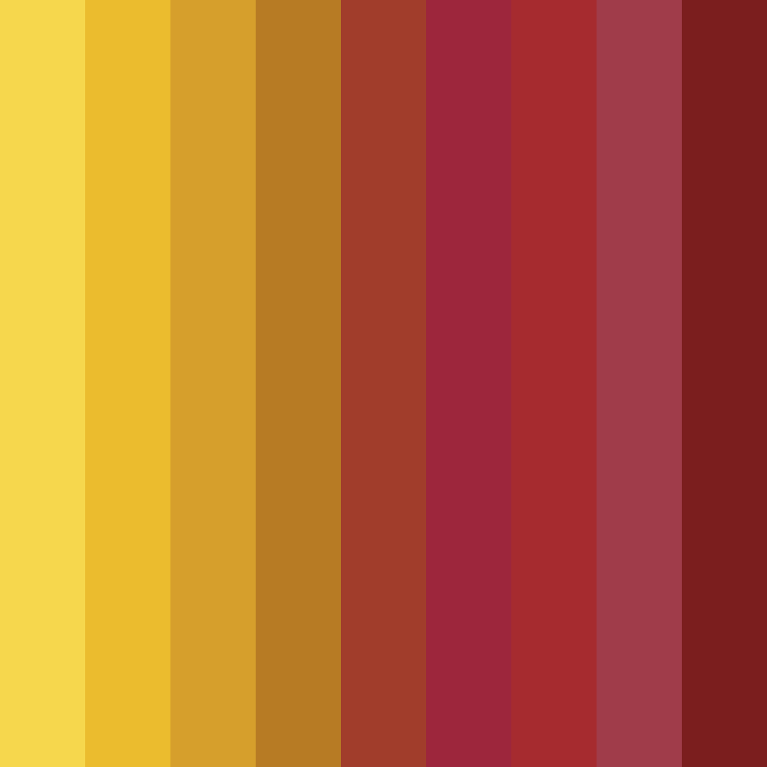 Download brass red harmony color palette PNG image (square)