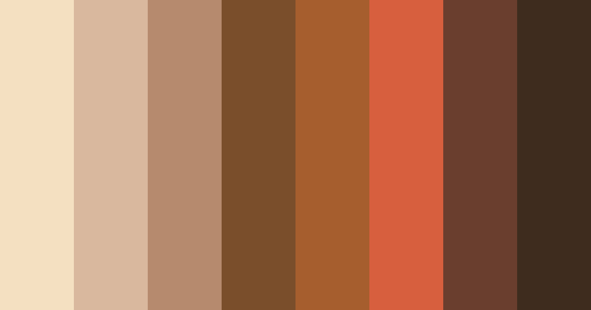 Download brown monarch color palette PNG image (landscape)