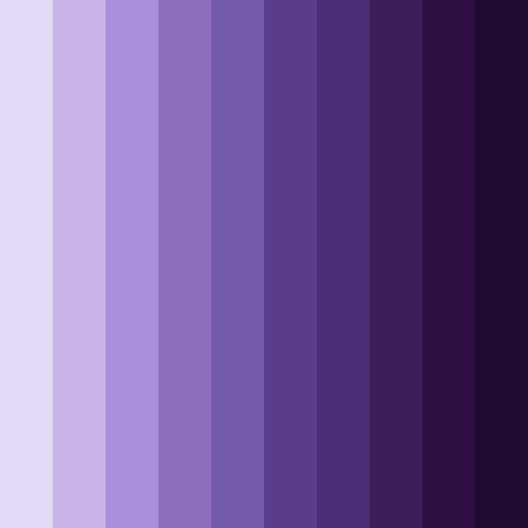 Download purple aurora color palette PNG image (square)
