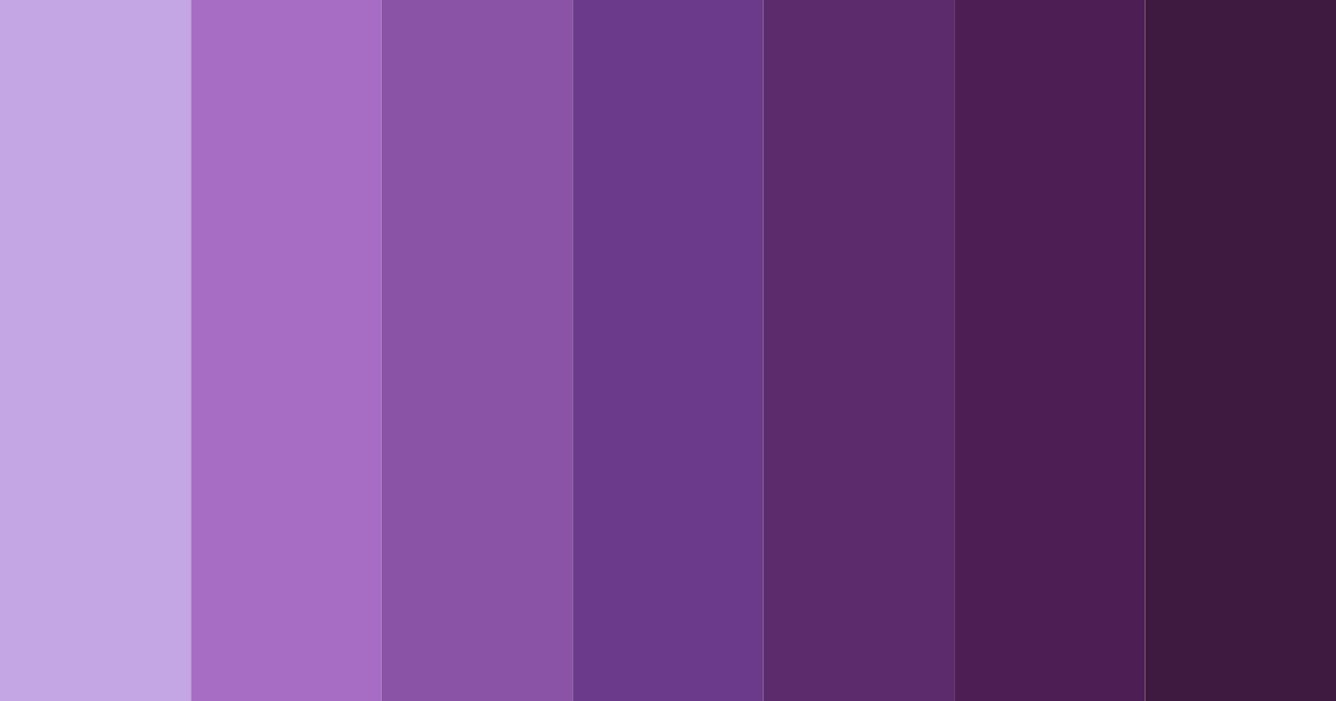 Download mystical amethyst dream color palette PNG image (landscape)