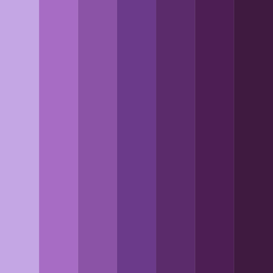 Download mystical amethyst dream color palette PNG image (square)