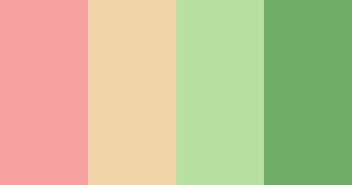 Download pastel harvest harmony color palette PNG image (landscape)