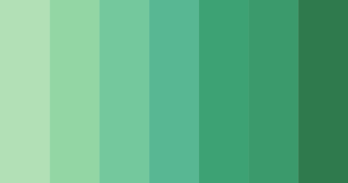 Download verdant embrace color palette PNG image (landscape)