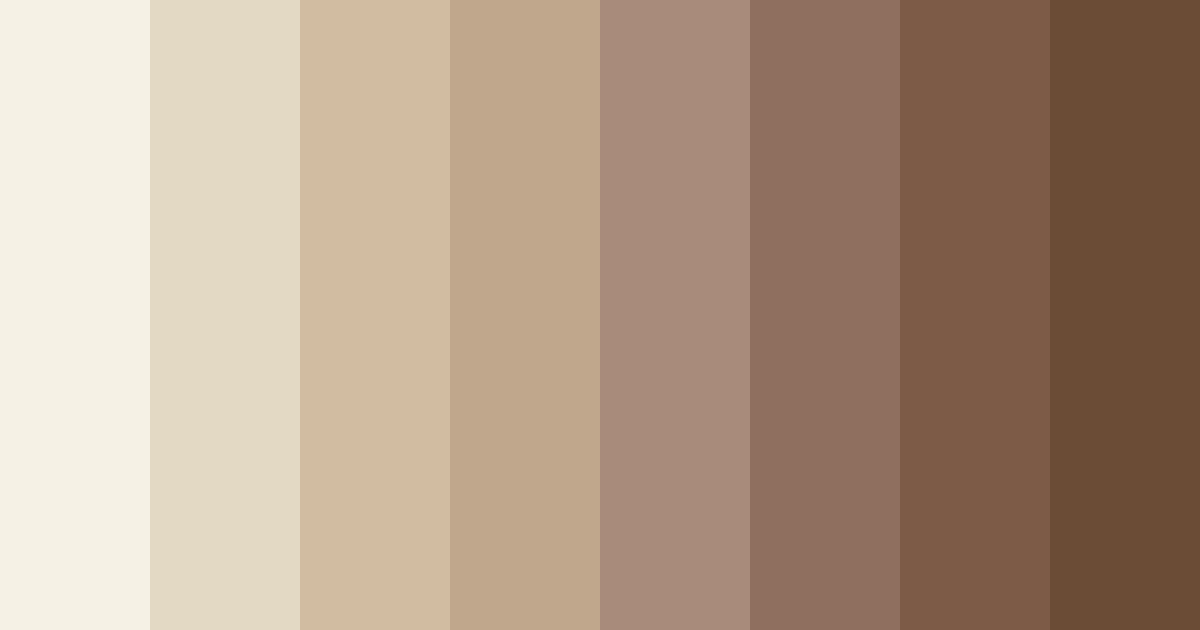 Download warm beige color palette PNG image (landscape)
