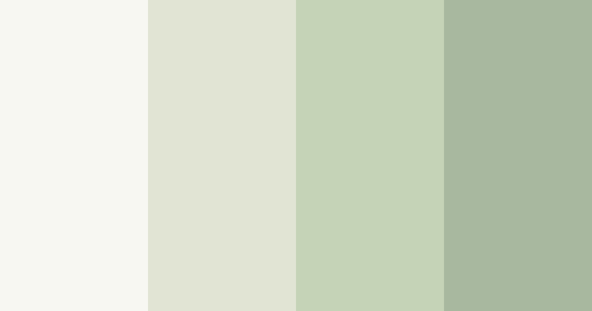 Download creamy whisper color palette PNG image (landscape)